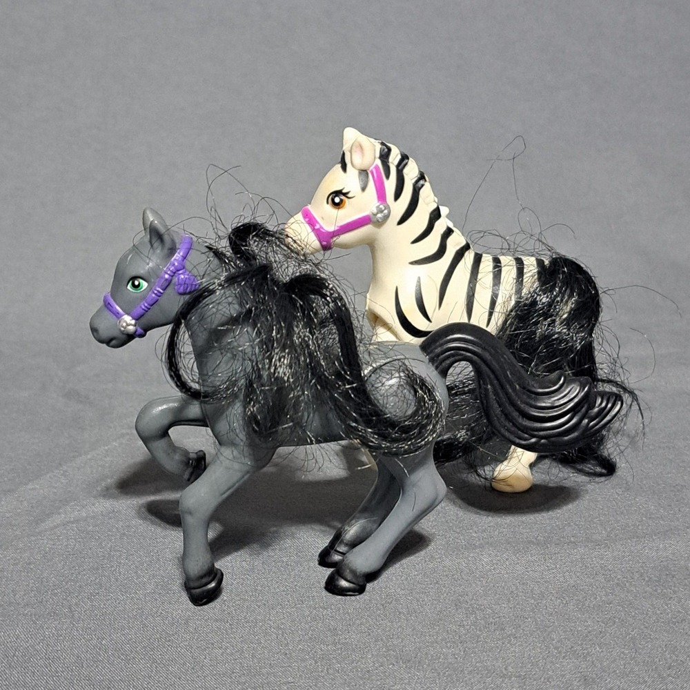 VTG 1993 Kenner Littlest Pet Shop Zoo Baby Horse‎ Arabian Prancer Baby Zebra